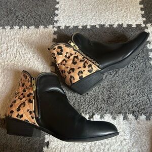 Betsey Johnson Leopard Booties